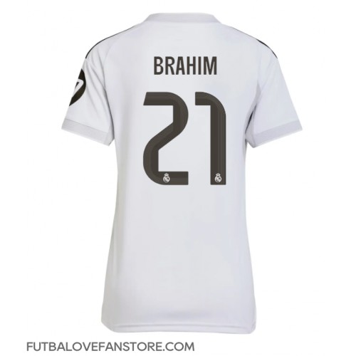 Real Madrid Brahim Diaz #21 Domáci Ženy futbalový dres 2025-26 Krátky Rukáv Real Madrid Brahim Diaz #21 Domáci Ženy futbalový dres 2025-26 Krátky Rukáv